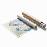 Coastal Wall Art: Abstract Seashells - Modern Ocean-Inspired Painting