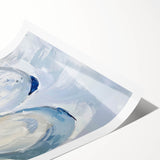 Coastal Wall Art: Abstract Seashells - Modern Ocean-Inspired Painting