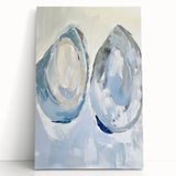 Coastal Wall Art: Abstract Seashells - Modern Ocean-Inspired Painting