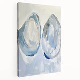 Coastal Wall Art: Abstract Seashells - Modern Ocean-Inspired Painting