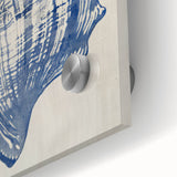 Coastal Wall Art: Blue Seashell Sketch - Nautical Ocean-Inspired Print