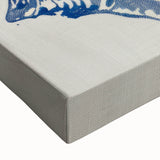 Coastal Wall Art: Blue Seashell Sketch - Nautical Ocean-Inspired Print