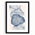 Oceanic Shells Abstract - Coastal Wall Art for Nautical Decor