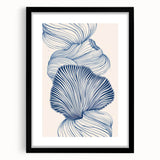 Oceanic Shells Abstract - Coastal Wall Art for Nautical Decor