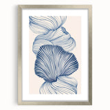 Oceanic Shells Abstract - Coastal Wall Art for Nautical Decor