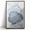 Oceanic Shells Abstract - Coastal Wall Art for Nautical Decor