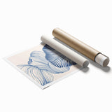 Oceanic Shells Abstract - Coastal Wall Art for Nautical Decor