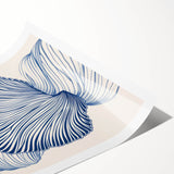 Oceanic Shells Abstract - Coastal Wall Art for Nautical Decor