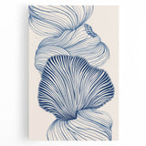 Oceanic Shells Abstract - Coastal Wall Art for Nautical Decor