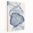 Oceanic Shells Abstract - Coastal Wall Art for Nautical Decor