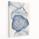 Oceanic Shells Abstract - Coastal Wall Art for Nautical Decor