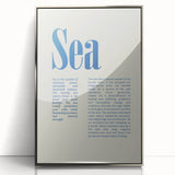Serene Coastal Wall Art - Beach-Themed Nautical Decor for Tranquil Spaces