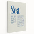 Serene Coastal Wall Art - Beach-Themed Nautical Decor for Tranquil Spaces