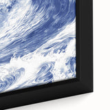 Powerful Ocean Wave Coastal Wall Art - Nautical Seaside Artwork