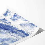 Powerful Ocean Wave Coastal Wall Art - Nautical Seaside Artwork