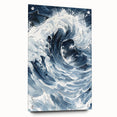 Dynamic Ocean Wave Coastal Wall Art - Nautical Seaside Decor Print
