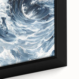 Dynamic Ocean Wave Coastal Wall Art - Nautical Seaside Decor Print