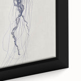 Intricate Jellyfish Coastal Wall Art - Nautical Ocean Decor Print