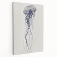 Intricate Jellyfish Coastal Wall Art - Nautical Ocean Decor Print
