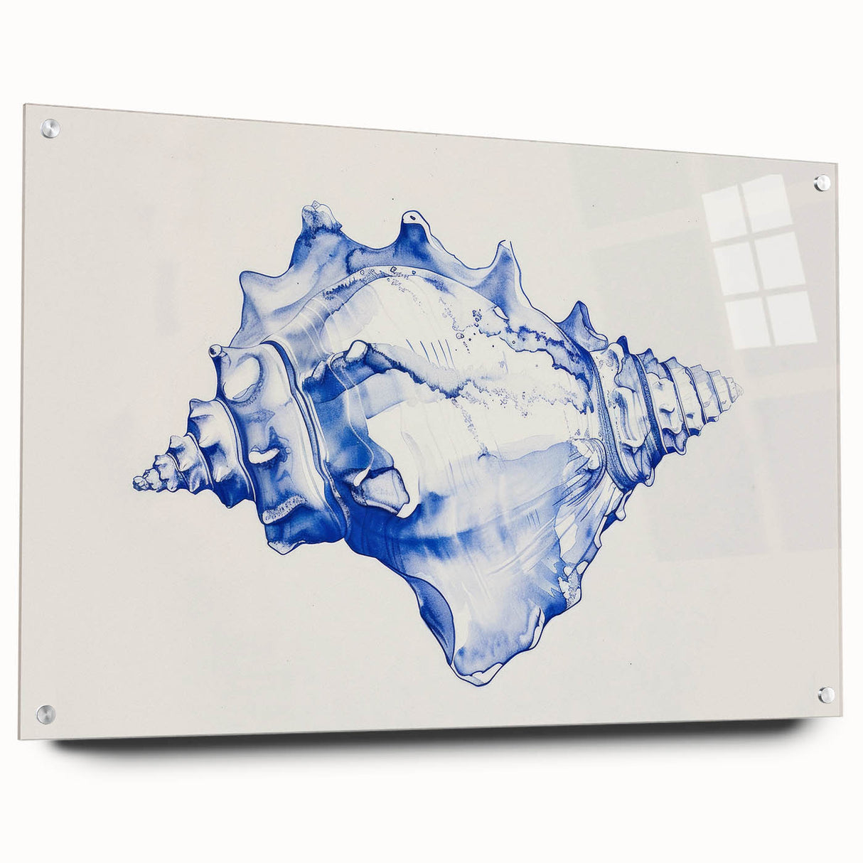 Seashell Coastal Wall Art – Nautical Beach-Themed Ocean Print