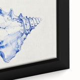 Seashell Coastal Wall Art – Nautical Beach-Themed Ocean Print