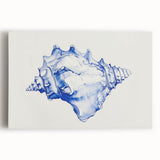 Seashell Coastal Wall Art – Nautical Beach-Themed Ocean Print