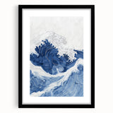 Bold Ocean Wave Coastal Wall Art - Nautical Seaside Decor Print