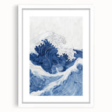 Bold Ocean Wave Coastal Wall Art - Nautical Seaside Decor Print