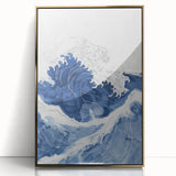 Bold Ocean Wave Coastal Wall Art - Nautical Seaside Decor Print