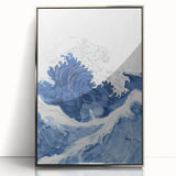 Bold Ocean Wave Coastal Wall Art - Nautical Seaside Decor Print