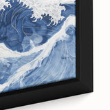 Bold Ocean Wave Coastal Wall Art - Nautical Seaside Decor Print