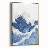 Bold Ocean Wave Coastal Wall Art - Nautical Seaside Decor Print