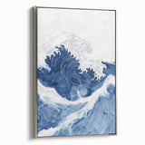 Bold Ocean Wave Coastal Wall Art - Nautical Seaside Decor Print