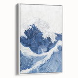 Bold Ocean Wave Coastal Wall Art - Nautical Seaside Decor Print