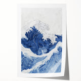 Bold Ocean Wave Coastal Wall Art - Nautical Seaside Decor Print
