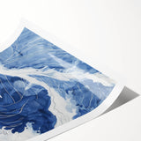 Bold Ocean Wave Coastal Wall Art - Nautical Seaside Decor Print