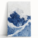Bold Ocean Wave Coastal Wall Art - Nautical Seaside Decor Print