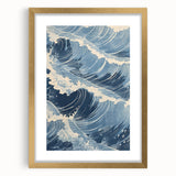 Dynamic Waves Coastal Wall Art - Nautical Ocean Decor for Interiors