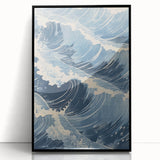 Dynamic Waves Coastal Wall Art - Nautical Ocean Decor for Interiors