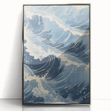 Dynamic Waves Coastal Wall Art - Nautical Ocean Decor for Interiors