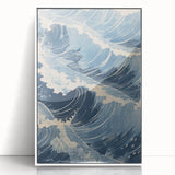 Dynamic Waves Coastal Wall Art - Nautical Ocean Decor for Interiors