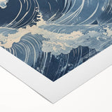 Dynamic Waves Coastal Wall Art - Nautical Ocean Decor for Interiors