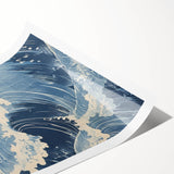 Dynamic Waves Coastal Wall Art - Nautical Ocean Decor for Interiors