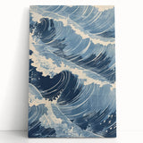 Dynamic Waves Coastal Wall Art - Nautical Ocean Decor for Interiors