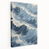 Dynamic Waves Coastal Wall Art - Nautical Ocean Decor for Interiors