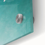 Calm Ocean Wall Art – Surfer on Tranquil Waters Coastal-Themed Print