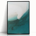 Coastal Wall Art - Aerial View of White Sand Beach and Blue Ocean Print