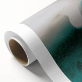 Coastal Wall Art - Aerial View of White Sand Beach and Blue Ocean Print