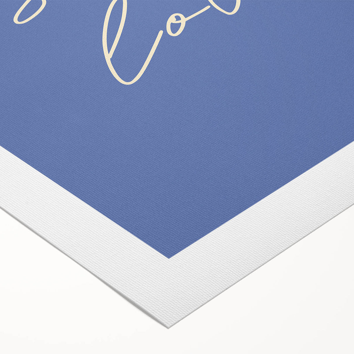 Coastal Wall Art - Minimalist 'Sun Sea Love' Beach-Themed Typography Print
