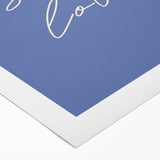Coastal Wall Art - Minimalist 'Sun Sea Love' Beach-Themed Typography Print